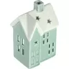 Porcelánový domek zelený 11,1 cm RETLUX RXL 502